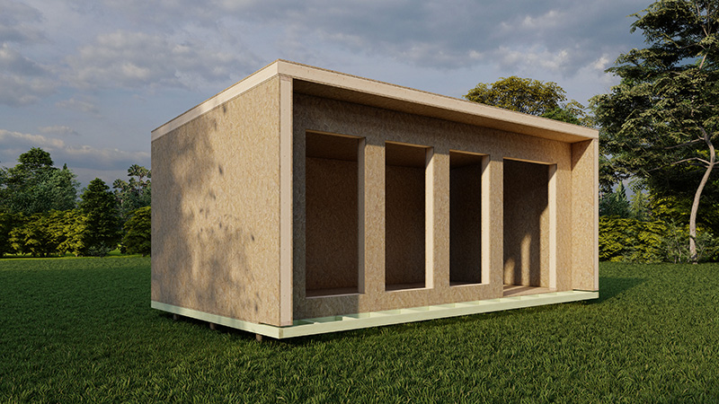 6x3m Garden Room SIP kit