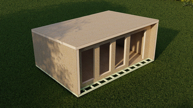 6x4m Garden Room SIP kit - Image 2