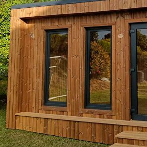 PVC Tilt & Turn Window Grey 800x1900