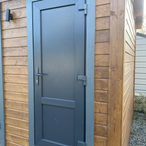 Single Door Filled PVC Grey 820x2050